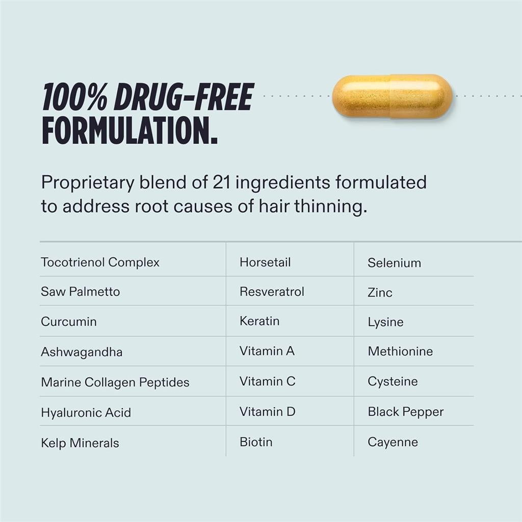 Nutrafol Men Hair Growth Supplements, 1-Month Bottle
