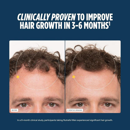 Nutrafol Men Hair Growth Supplements, 1-Month Bottle